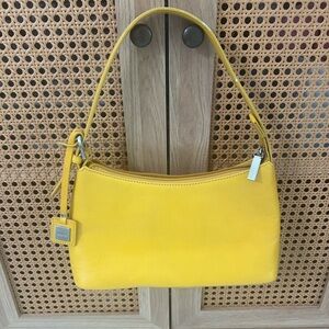 HOBO Yellow Leather Shoulder Bag